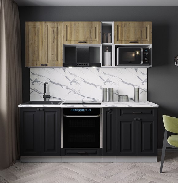 Кухонный гарнитур Интерлиния Мила Деко 2.0