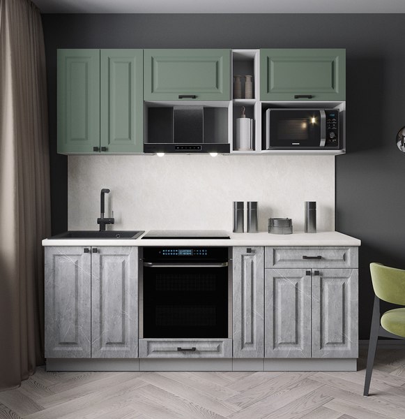 Кухонный гарнитур Интерлиния Мила Деко 2.0