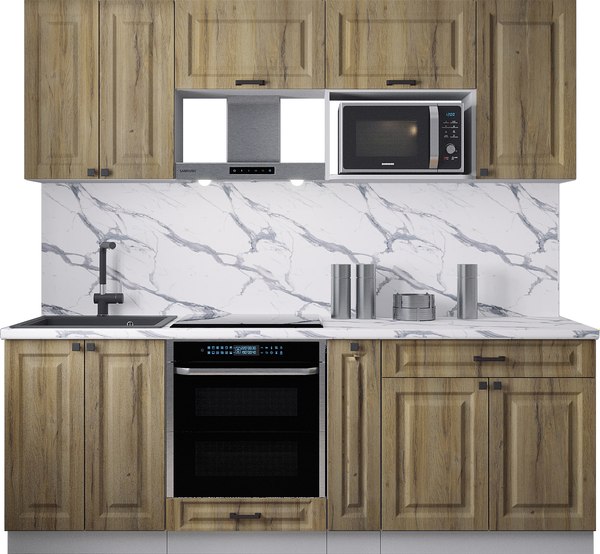 Кухонный гарнитур Интерлиния Мила Деко 2.2 - фото