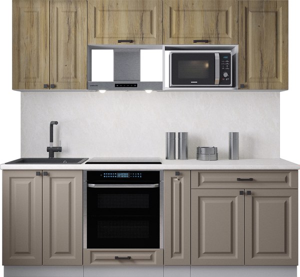 Кухонный гарнитур Интерлиния Мила Деко 2.2 - фото