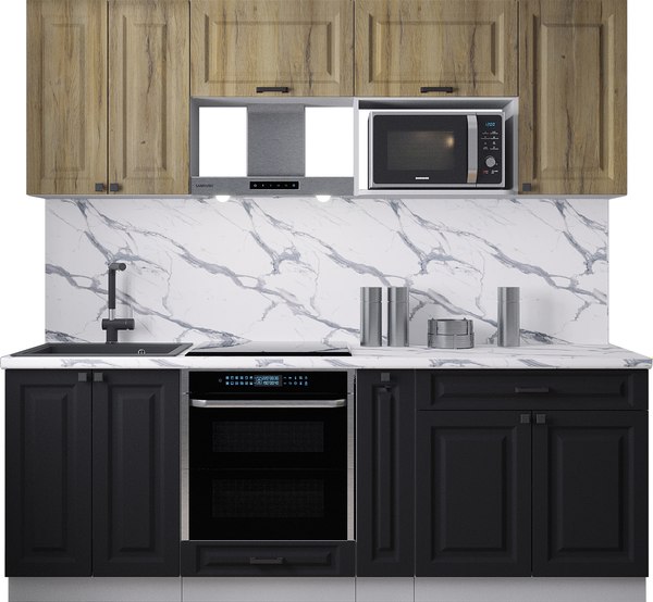 Кухонный гарнитур Интерлиния Мила Деко 2.2 - фото