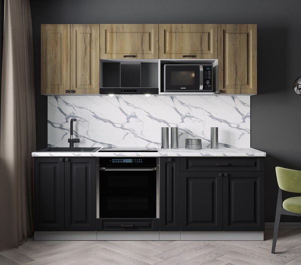 Кухонный гарнитур Интерлиния Мила Деко 2.2