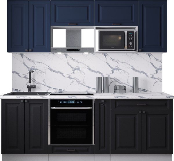 Кухонный гарнитур Интерлиния Мила Деко 2.2 - фото