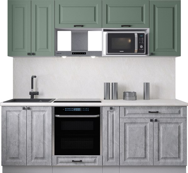 Кухонный гарнитур Интерлиния Мила Деко 2.2 - фото