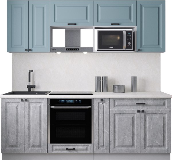 Кухонный гарнитур Интерлиния Мила Деко 2.2 - фото