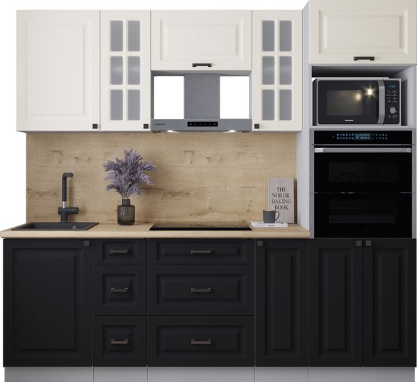 Кухонный гарнитур Интерлиния Мила Деко 2.3 - фото