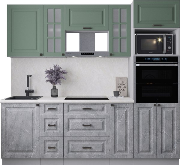 Кухонный гарнитур Интерлиния Мила Деко 2.3 - фото