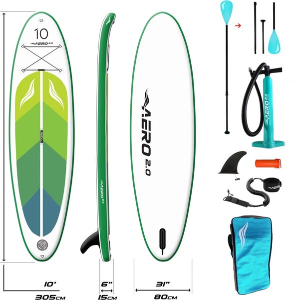 SUP-борд AERO Blue Ocean 10 (синий океан)