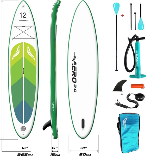 SUP-борд AERO Blue Ocean 12 (синий океан)