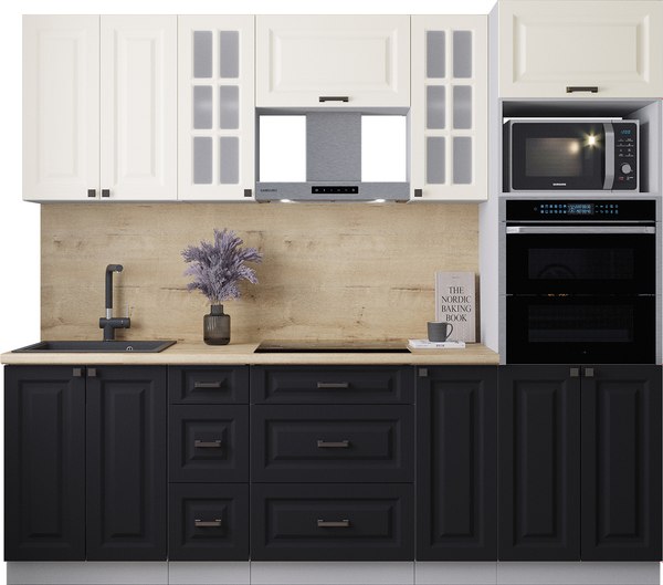 Кухонный гарнитур Интерлиния Мила Деко 2.4 - фото