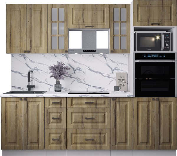 Кухонный гарнитур Интерлиния Мила Деко 2.4 - фото