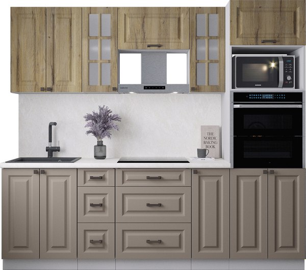 Кухонный гарнитур Интерлиния Мила Деко 2.4 - фото