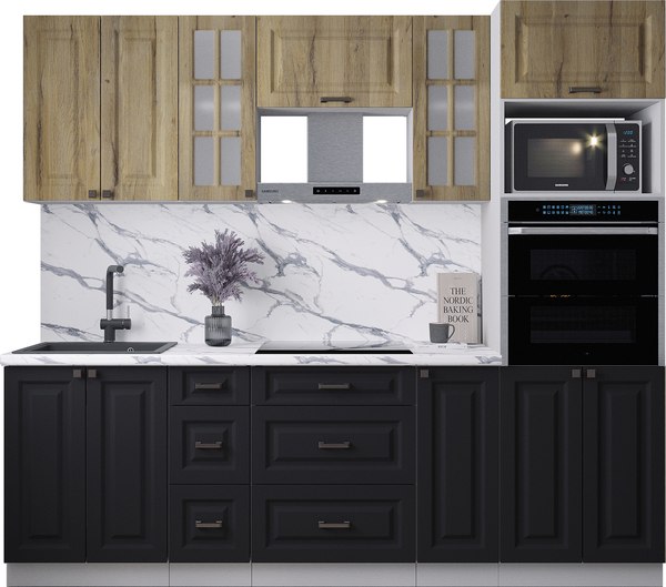 Кухонный гарнитур Интерлиния Мила Деко 2.4 - фото