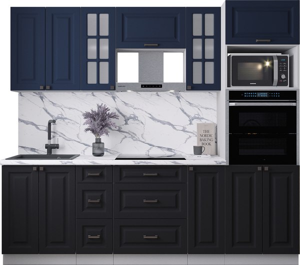 Кухонный гарнитур Интерлиния Мила Деко 2.4 - фото