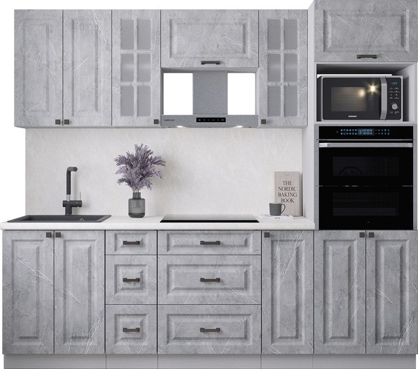 Кухонный гарнитур Интерлиния Мила Деко 2.4 - фото