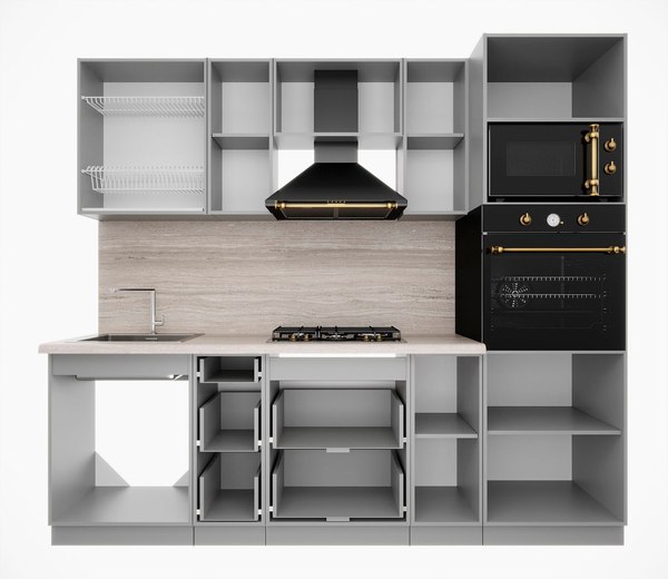 Кухонный гарнитур Интерлиния Мила Деко 2.4