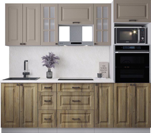 Кухонный гарнитур Интерлиния Мила Деко 2.4 - фото