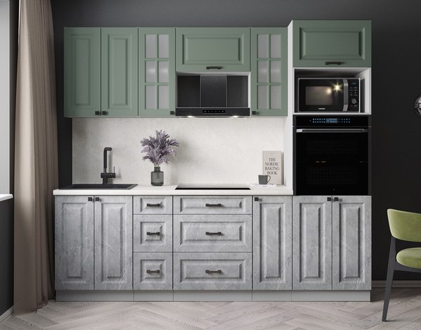 Кухонный гарнитур Интерлиния Мила Деко 2.4