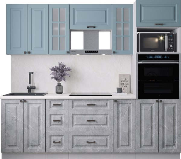 Кухонный гарнитур Интерлиния Мила Деко 2.4 - фото