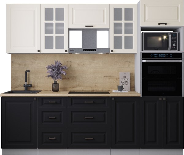 Кухонный гарнитур Интерлиния Мила Деко 2.5 - фото