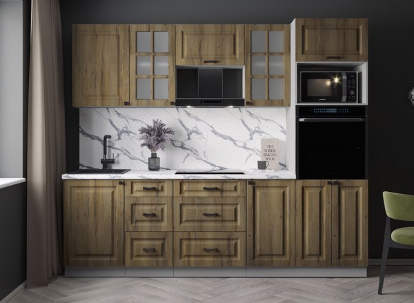 Кухонный гарнитур Интерлиния Мила Деко 2.5