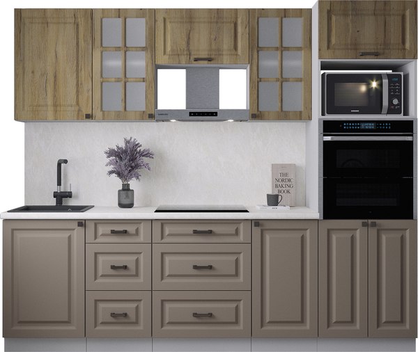 Кухонный гарнитур Интерлиния Мила Деко 2.5 - фото