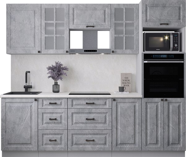 Кухонный гарнитур Интерлиния Мила Деко 2.5 - фото