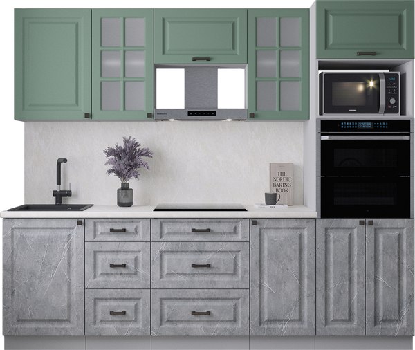 Кухонный гарнитур Интерлиния Мила Деко 2.5 - фото