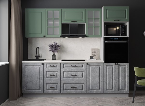 Кухонный гарнитур Интерлиния Мила Деко 2.5