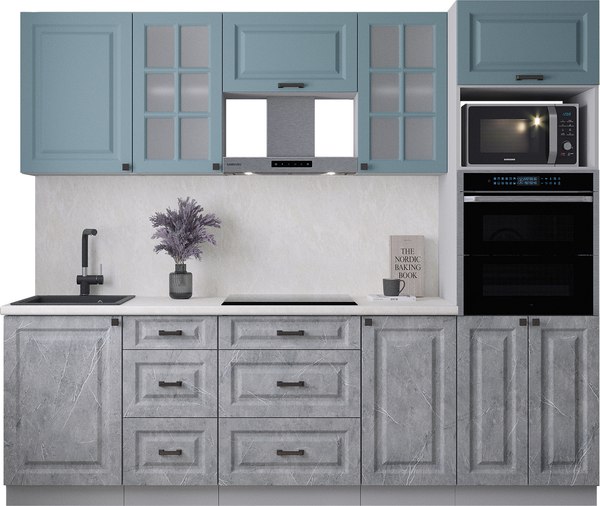 Кухонный гарнитур Интерлиния Мила Деко 2.5 - фото