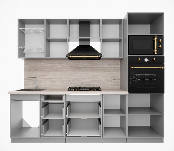 Кухонный гарнитур Интерлиния Мила Деко 2.5