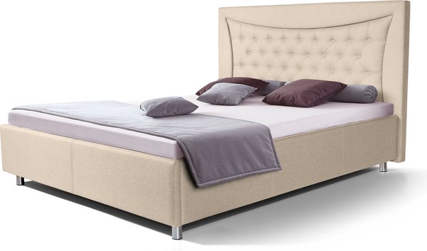 Двуспальная кровать ФорестДекоГрупп Марта 1 140x200 с ПМ - фото