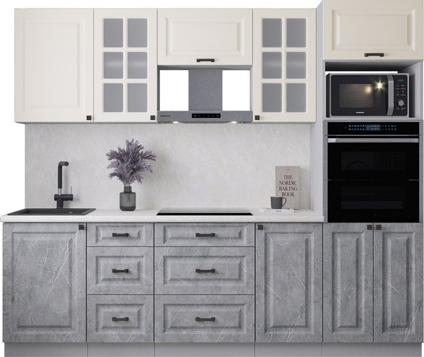 Кухонный гарнитур Интерлиния Мила Деко 2.5 - фото