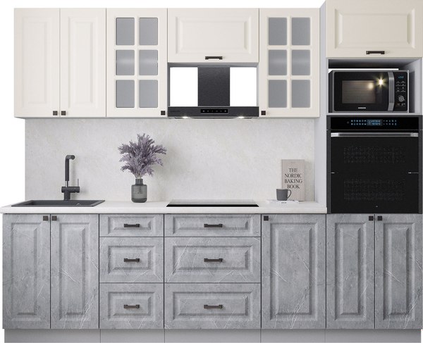 Кухонный гарнитур Интерлиния Мила Деко 2.6 - фото