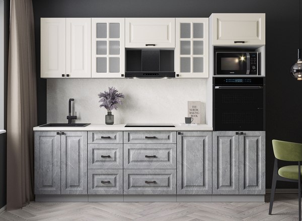 Кухонный гарнитур Интерлиния Мила Деко 2.6