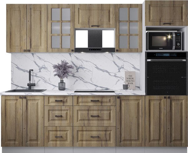 Кухонный гарнитур Интерлиния Мила Деко 2.6 - фото