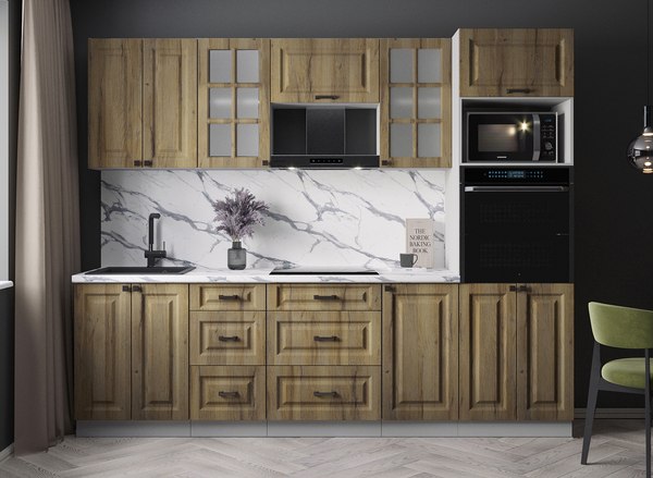 Кухонный гарнитур Интерлиния Мила Деко 2.6