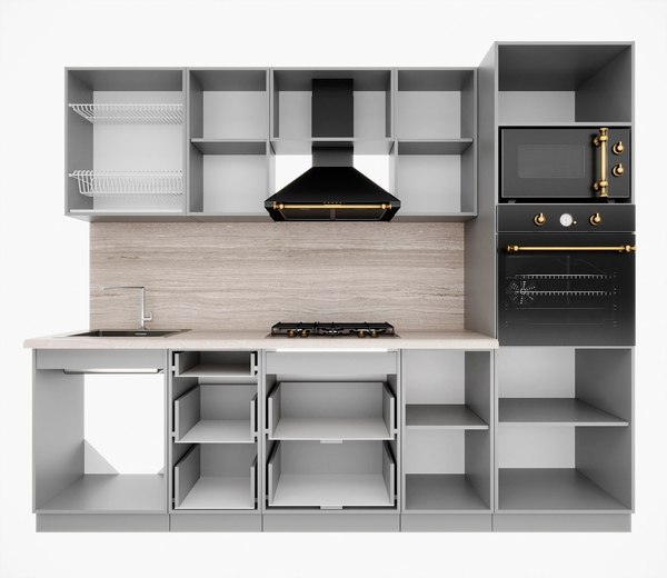 Кухонный гарнитур Интерлиния Мила Деко 2.6