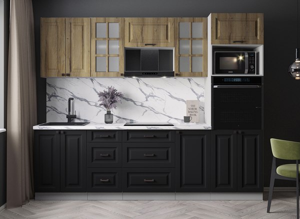 Кухонный гарнитур Интерлиния Мила Деко 2.6