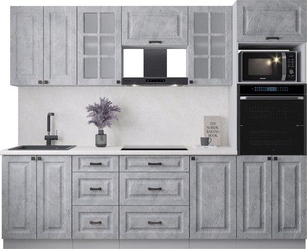 Кухонный гарнитур Интерлиния Мила Деко 2.6 - фото