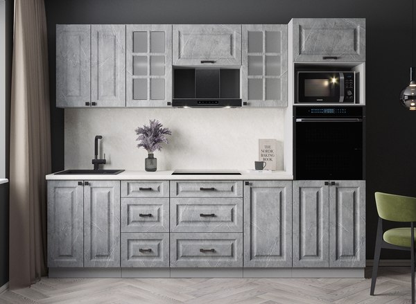 Кухонный гарнитур Интерлиния Мила Деко 2.6