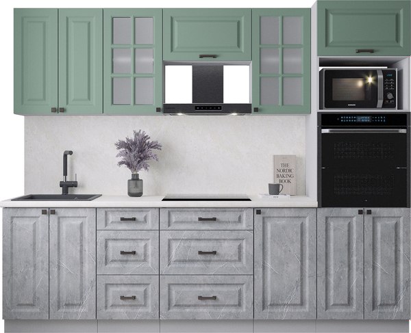 Кухонный гарнитур Интерлиния Мила Деко 2.6 - фото