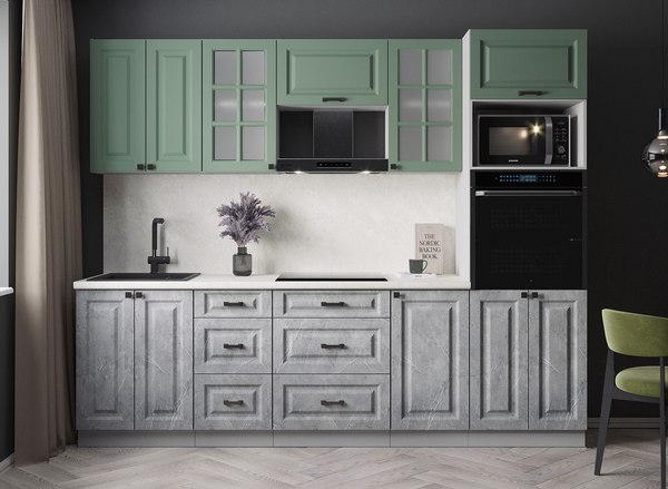 Кухонный гарнитур Интерлиния Мила Деко 2.6