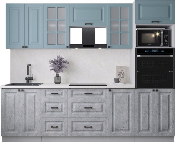 Кухонный гарнитур Интерлиния Мила Деко 2.6 - фото