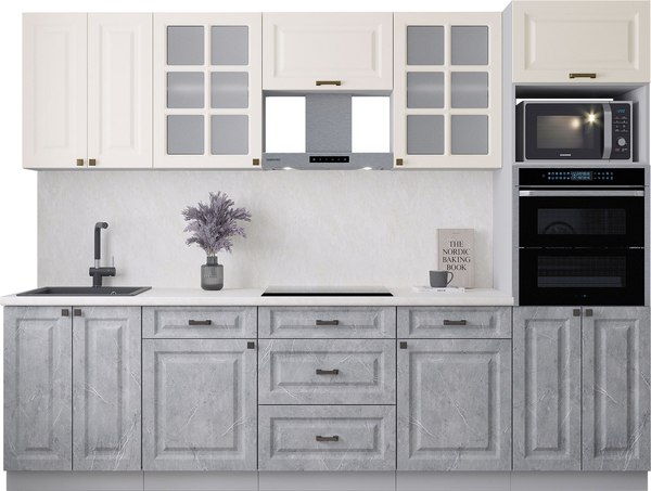 Кухонный гарнитур Интерлиния Мила Деко 2.8 - фото