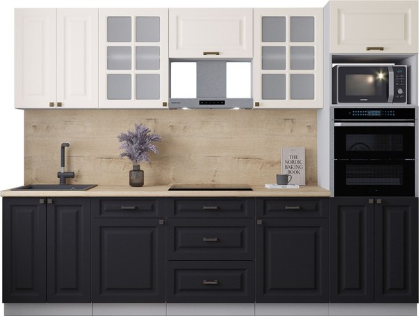 Кухонный гарнитур Интерлиния Мила Деко 2.8 - фото