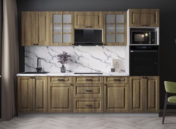 Кухонный гарнитур Интерлиния Мила Деко 2.8