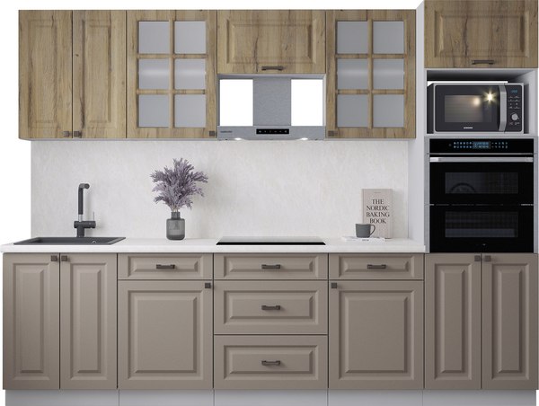 Кухонный гарнитур Интерлиния Мила Деко 2.8 - фото