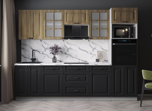 Кухонный гарнитур Интерлиния Мила Деко 2.8