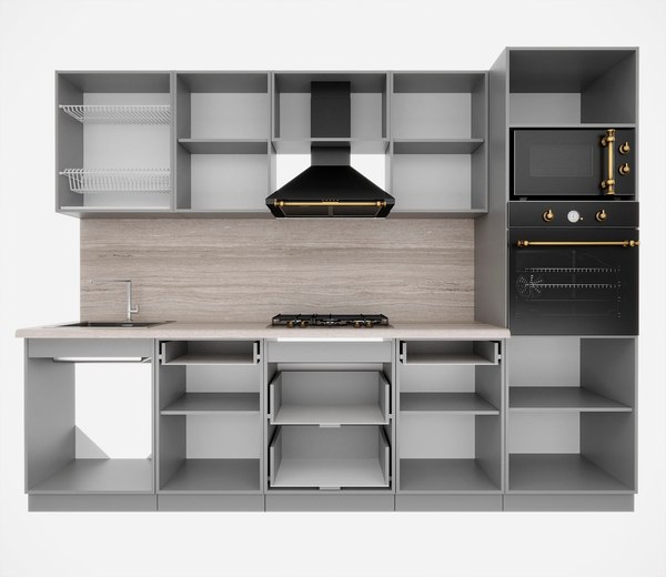 Кухонный гарнитур Интерлиния Мила Деко 2.8